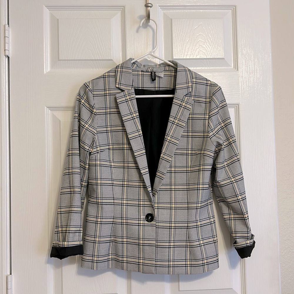 Plaid Blazer